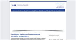 Desktop Screenshot of cleanroommanagement.com